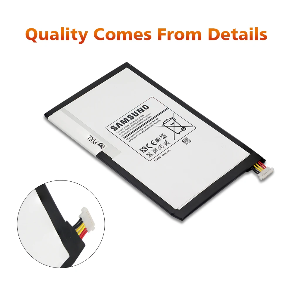 Оригинальный аккумулятор для SAMSUNG T4450E 4450 мАч Samsung Galaxy Tab3 8 0 &quotT310 T311 T315 SM T310 T311D
