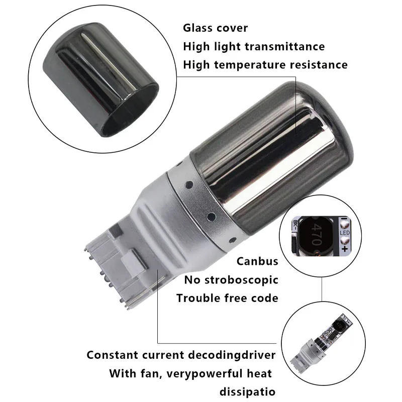 1PCS CanBus S25 1156 BA15S P21w BAU15S PY21w T20 7440 W21W LED  3014 144smd  Canbus ȸ ȣ 극ũ 