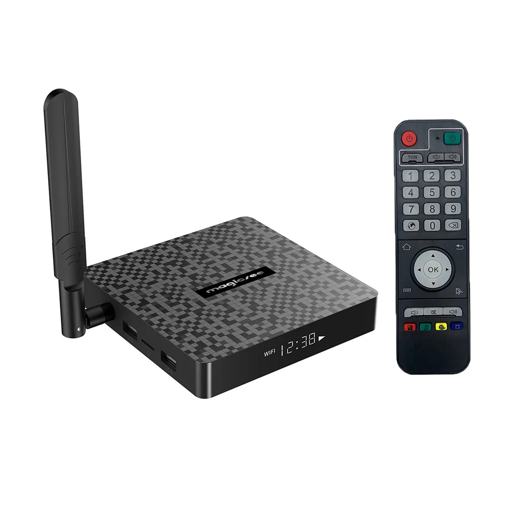 ТВ-приставка Magicsee N6 Plus Smart Android 9 0 Amlogic S922X UHD 4K медиаплеер 4 Гб DDR4 64 EMMC 2 4G &amp 5G WiFi 1000 м