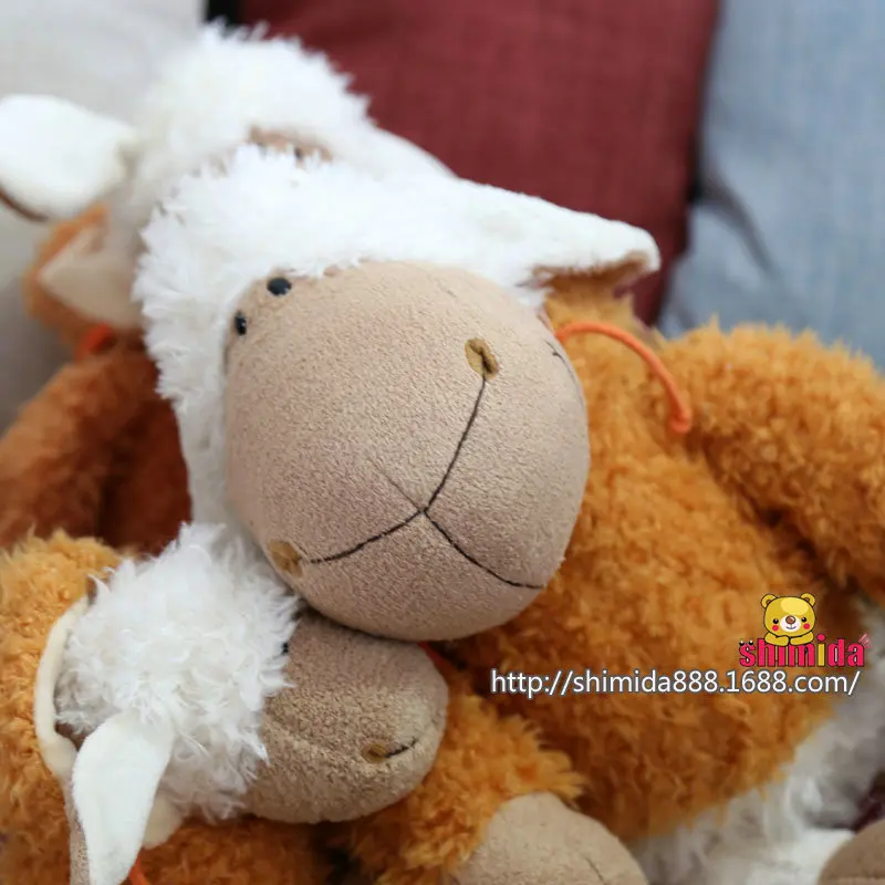 

Bleating Sheep Doll Hat Wool Velvet Toy Lamb Doll Toy Cartoon Sheep Plush Toy