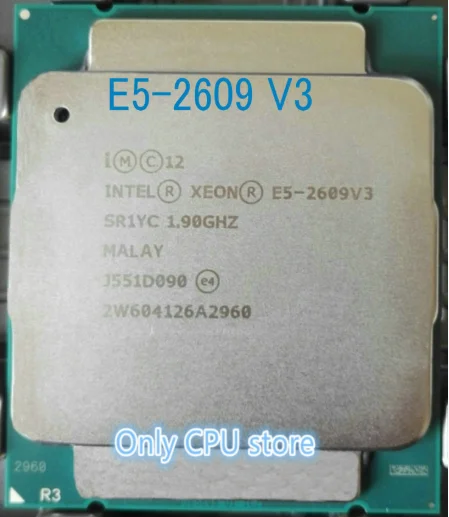 Оригинальный процессор Intel Xeon E5-2609V3 E5 2609V3 6-ядерный E5-2609 V3 1 9 ГГц 15 Мб 85 Вт FCLGA2011-3 |