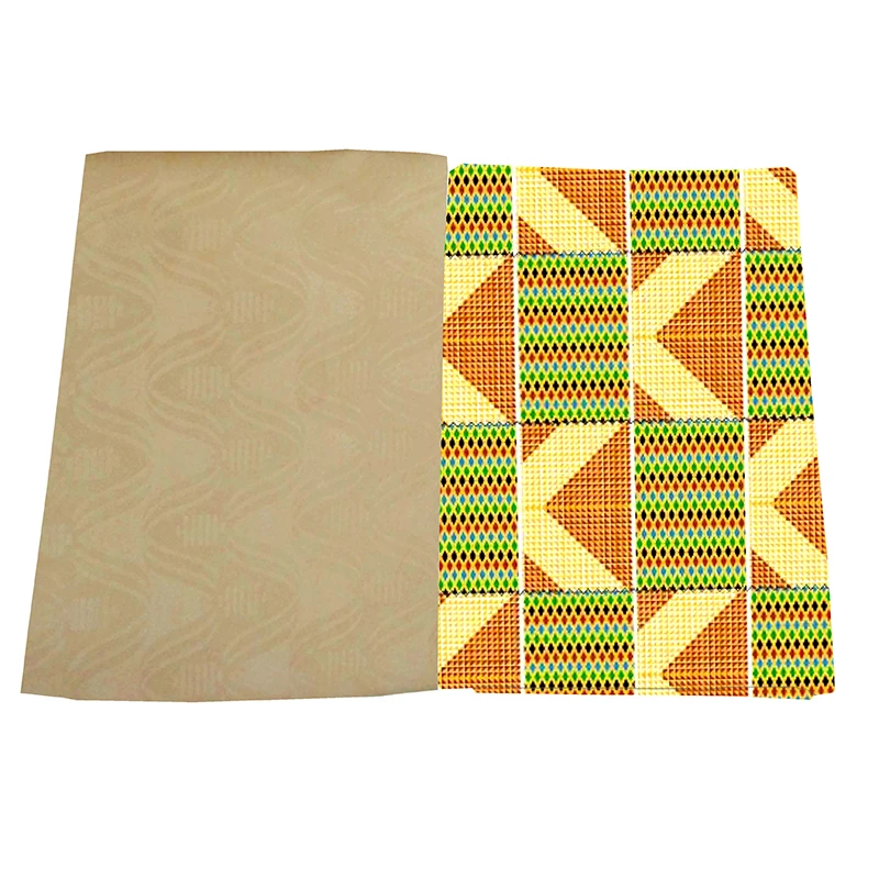 Африканский настоящий воск Tissu Africain, печатная полиэфирная ткань, ткань для галстука-краски, сделай сам, африканская ткань для воска, Анкара, 2+ 2 ярда