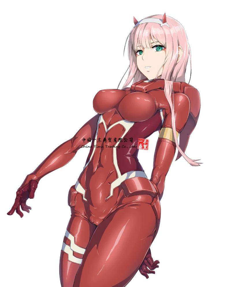 Darling In The Franxx Zero Two Kakoiii Seifuku Caravana Lewd Vinyl Sticker