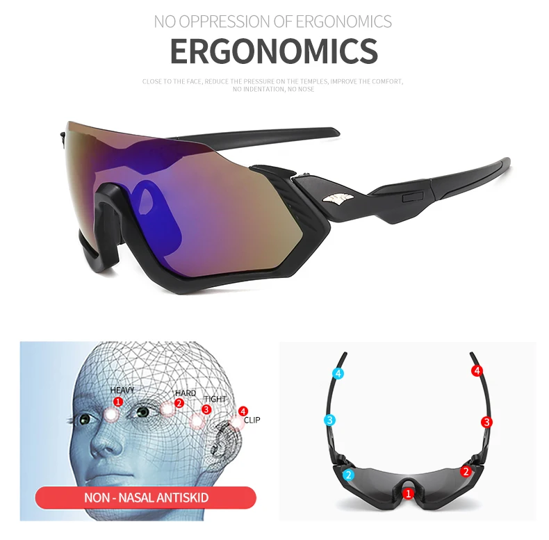 Мужские и женские велосипедные очки, спортивные очки для горного велосипеда, очки для горного велосипеда, мотоциклетные солнцезащитные очки Oculos Ciclismo