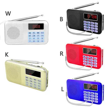 

Radio Altavoces Inalámbricos Portátil Radio FM Reproductor De Música Digital Mini Radio Multifuncional FM Grabadora De Sonido In