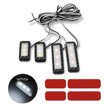

4Pcs Bowl Handle Armrest Light Car Door Interior Light LED Atmosphere Light Wholesale