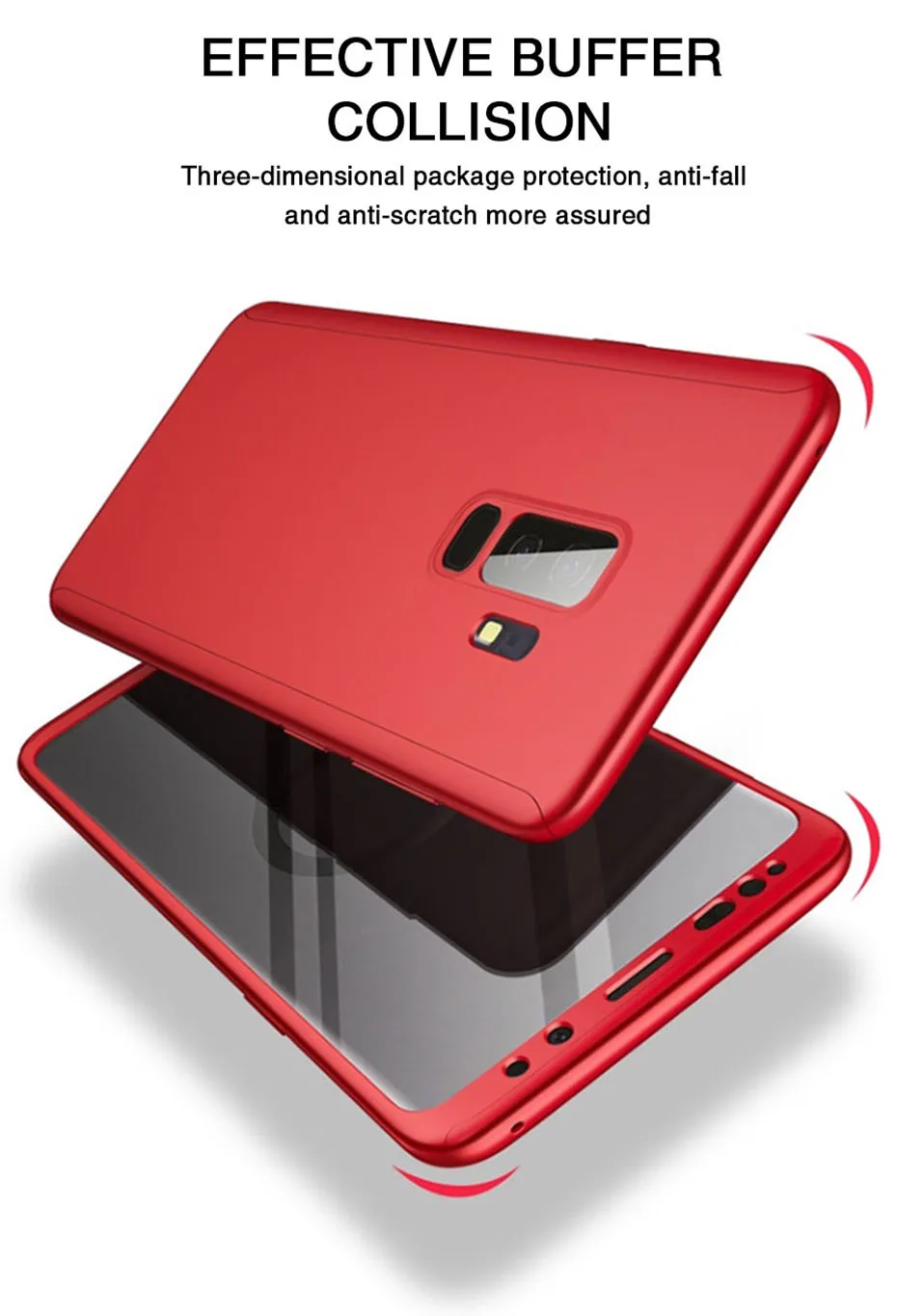 360 Full Protection Phone Case For Samsung Galaxy A51 A71 A50 A70  Back Cover Case Capa With Glass (6)