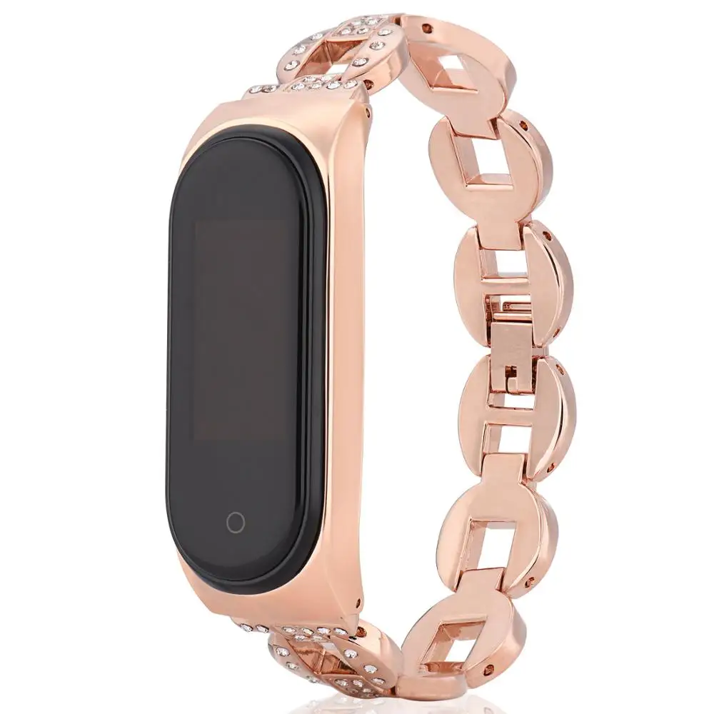 

stainless steel Watch band for mi band 4 3 Sport Strap Watch Band For mi3 watch band accessories Watchbands