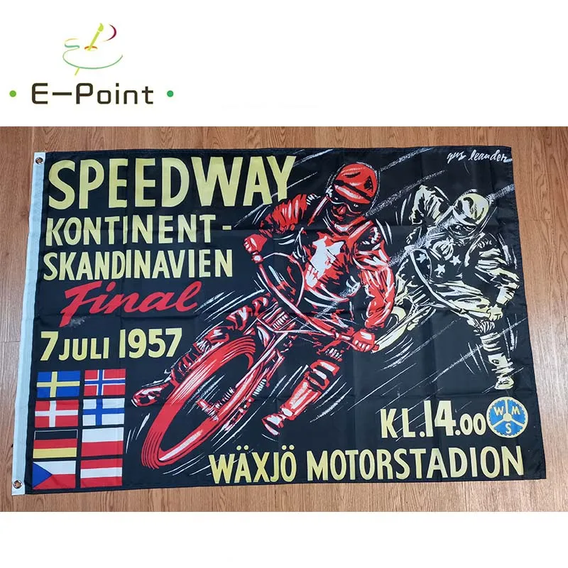 

Speedway 1957 флаг 3 фута * 5 футов (90*150 см) размер рождественские украшения для дома флаг женский Декор H85