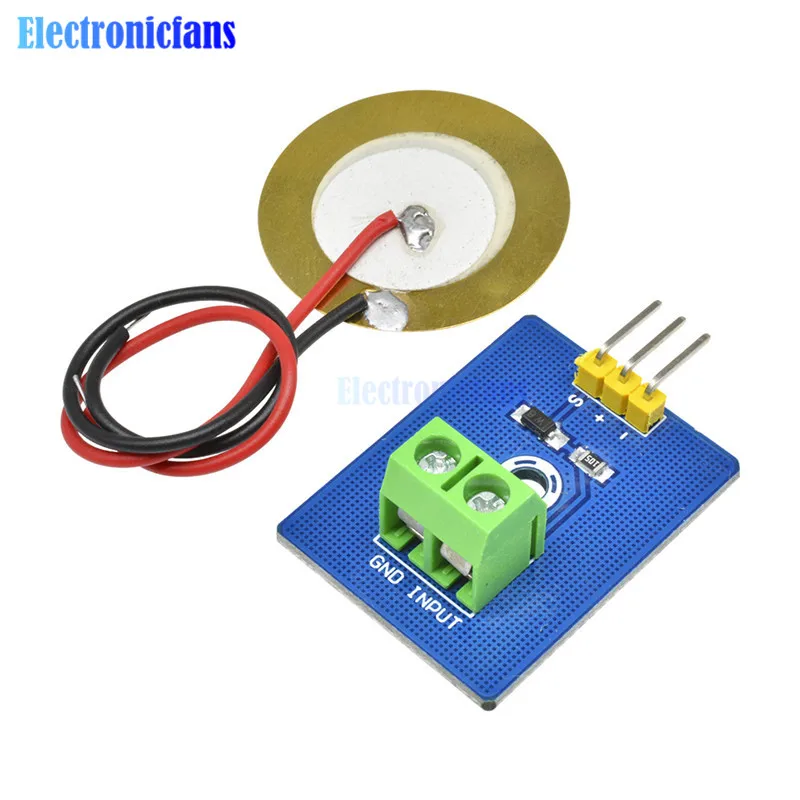 Керамический пьезо модуль датчика вибрации аналоговый контроллер электронные компоненты Поставки датчик DIY KIT 3,3 V/5 V для Arduino UNO R3