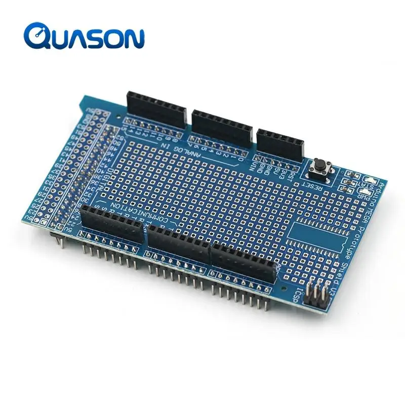 MEGA 2560 R3 Proto Prototype bouclier V3.0 Expansion carte de développement + Mini PCB platine de prototypage 170 Points de liaison pour arduino bricolage ► Photo 3/6