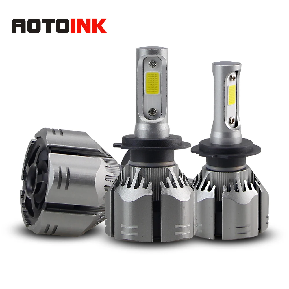 

AOTOINK 12V 2Pcs H11 Car Headlight 3000k 4500k 6000k 8000k Fog Blub H8 H9 Lamps 880 H1 LED CJ