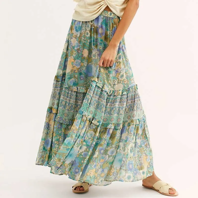 Юбка макси с оборками Gypsy Girl