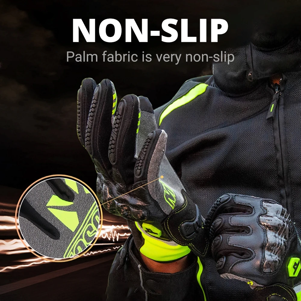 Buy Customized Carbon Fiber Long Motorcycle Gloves Guantes Para Moto Screen  Touch Long Finger Winter Crash Protection Safety Gloves from Hebei Fryan  Technology Co., Ltd., China