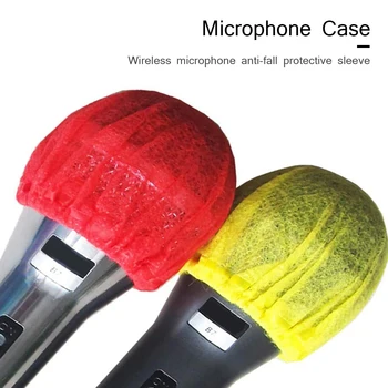 

50PCS Disposable KTV Karaoke Supplies Microphone-Cover Remove The Windshield Protection Microphone Cover Pad