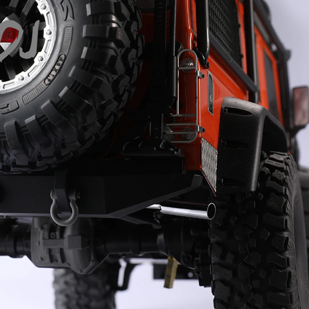 RC автомобиль металлический хвост двойной выхлопной трубы для 1/10 RC Гусеничный автомобиль TRX4 TRX-4 82056-4