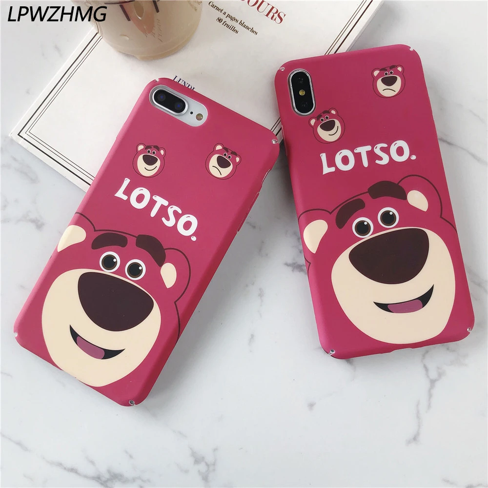Медведь Lotso чехол для телефона huawei P20 Lite Pro P30 mate 20 V10 жесткий Honor 10 9 милые Чехлы Fundas |