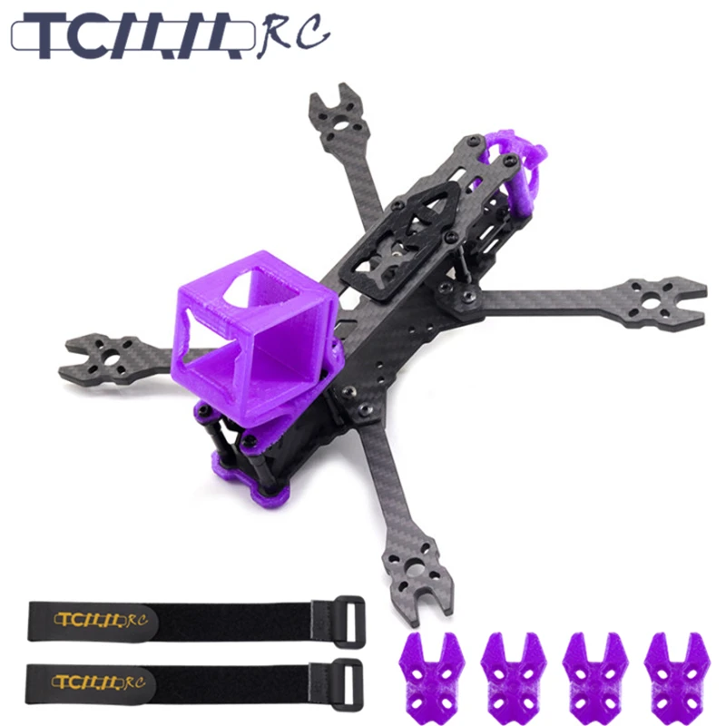 TCMMRC новый 5 дюймов 225 мм fpv Дрон комплект с рукояткой Квадрокоптер рама FPV Фристайл