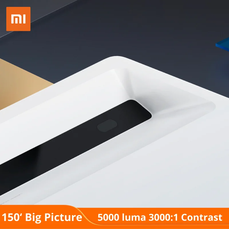 Глобальная версия xiaomi mi лазерный проектор 150 &quotUST Android tv 4K кинотеатр изображение