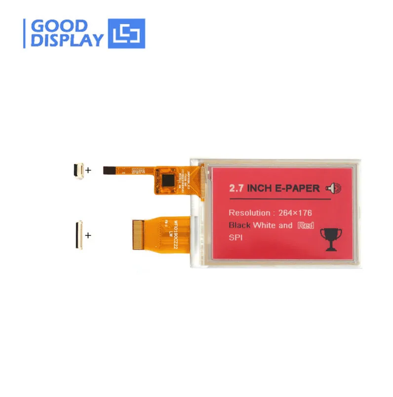 

e-paper touchscreen 2.7inch tri-color e-ink display GDEW027C44-T
