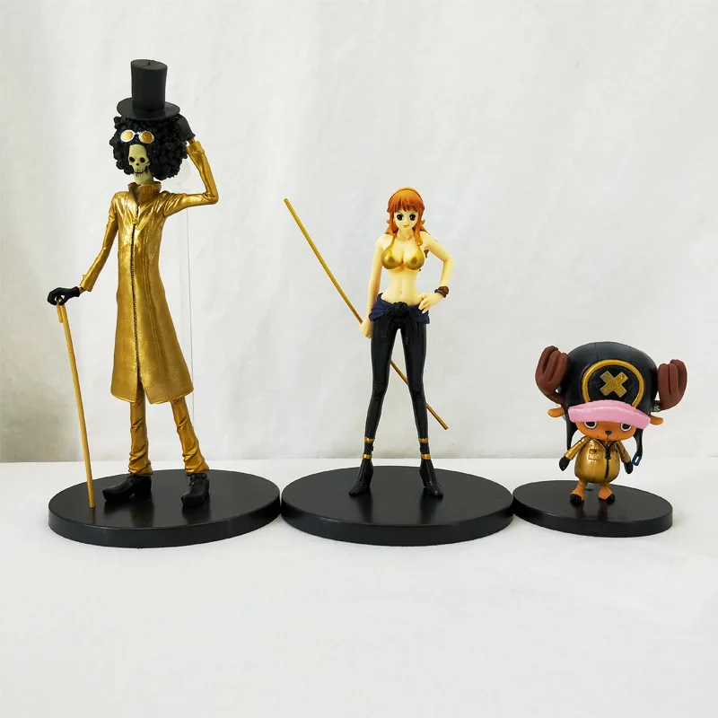 

One Piece Theater Version Eldorado Gold 9-Gold Luffy Sauron Sanji Nami Boxed Garage Kit