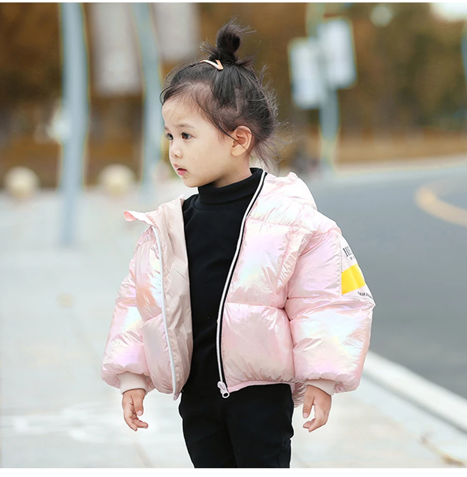 XINBAO/Коллекция года, модные зимние куртки для мальчиков, пальто, одежда Детская осенняя одежда с длинными рукавами для девочек меховой воротник, для детей возрастом 4, 5, 6 лет