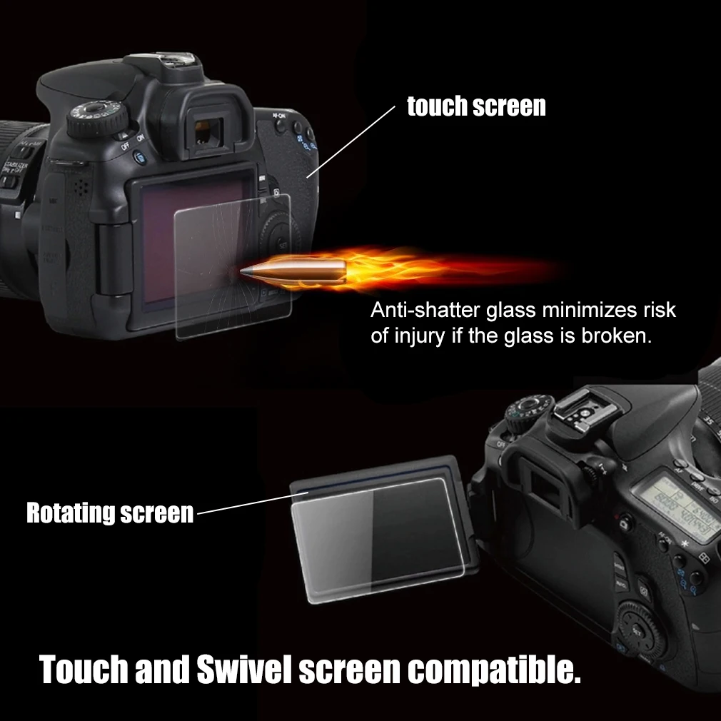 Ultra-thin LCD Premium Protective Film Super Thin 8H Premium Tempered Glass Cover Film Suitable For Kodak 525/526/510