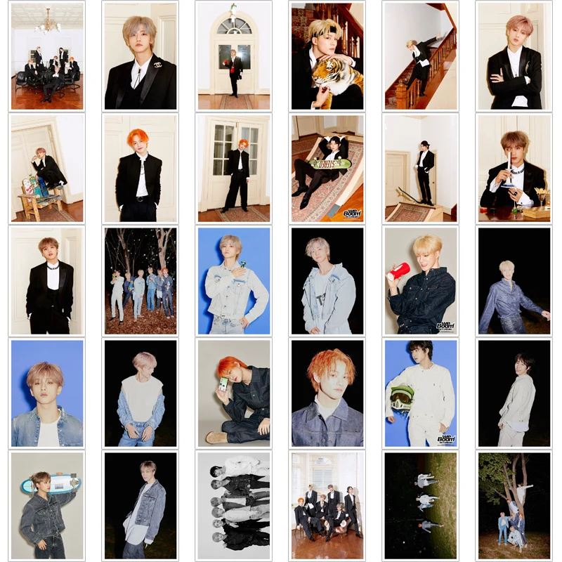 Kpop NCT Dream мы бум Polaroid ЛОМО карта с фотографией Haechan Jaemin HD Фотокарта карты с металлической коробкой 30 шт./компл