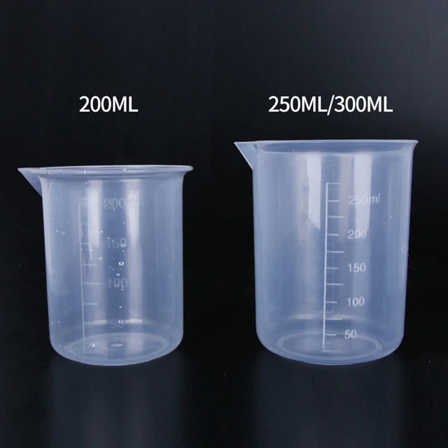 SHARM Silicone resin measuring cup kit-50ml, 100ml, 200ml, 300ml, 500m —  CHIMIYA