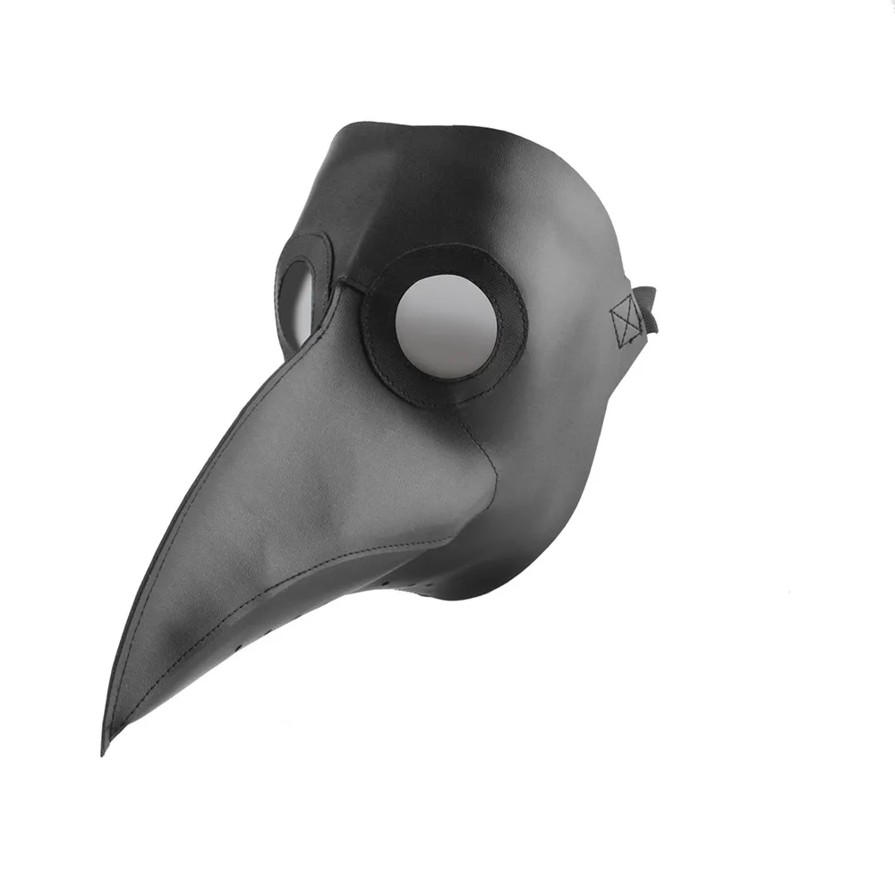 Vintage Steampunk Plague Doctor Masks PU Leather Birds Beak Masks Gothic Masquerade Ball Masks Halloween Cosplay Props (1)