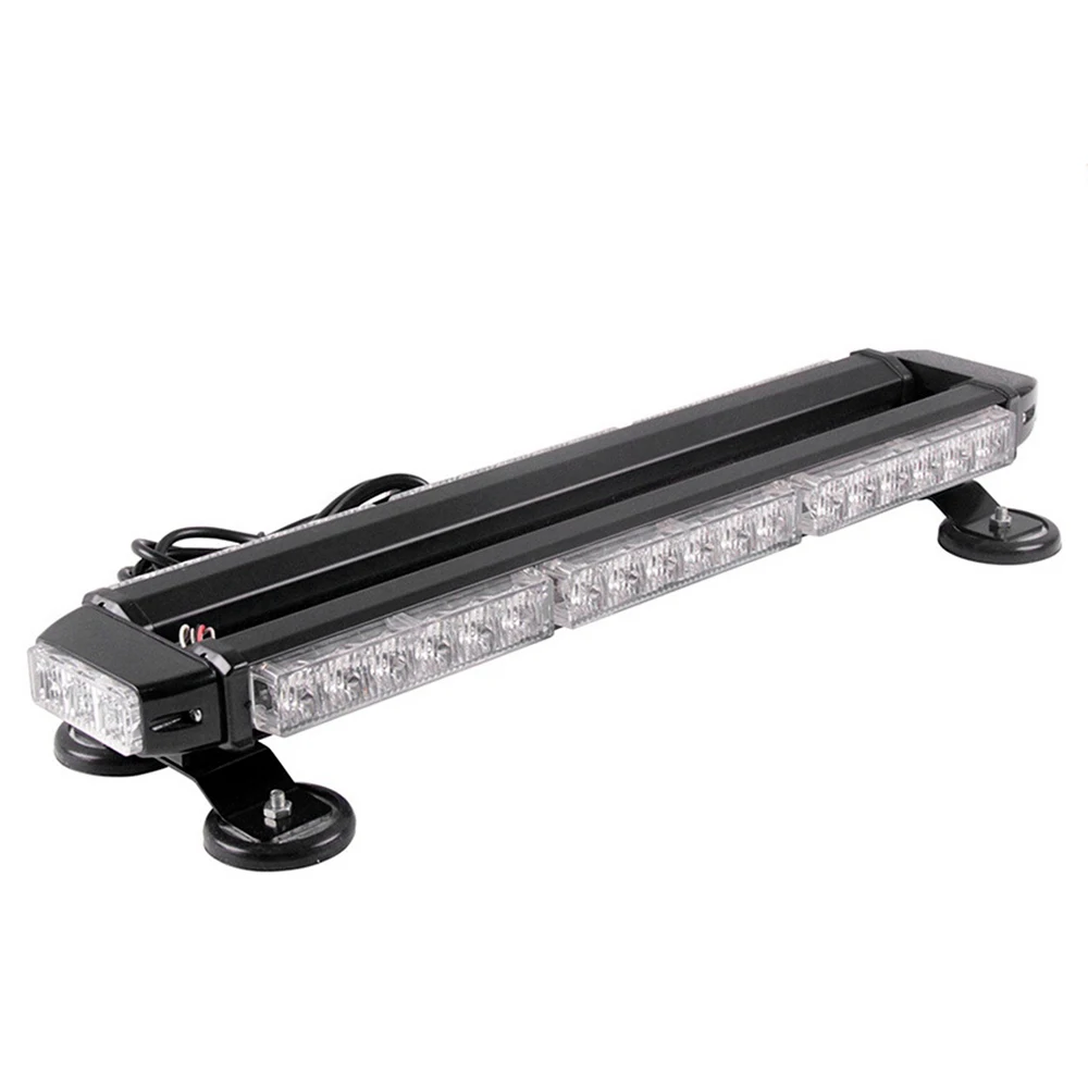 12V 30 Вт светодиодный Янтарный Двусторонняя советник по трафику проблесковый свет строба аварийные сигнальные лампы Пластик и из алюминия