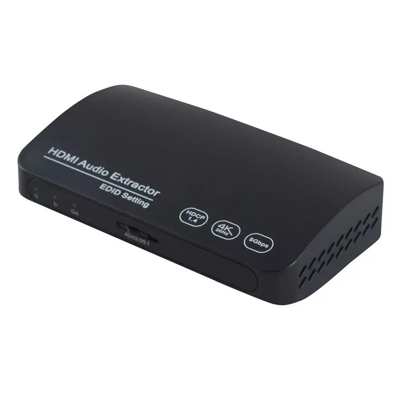 FULL-4K x 2K 3D HDMI к HDMI Оптический SPDIF+ 3,5 мм стерео аудио экстрактор конвертер для Blue-ray ПК ноутбук Xbox One HDTV