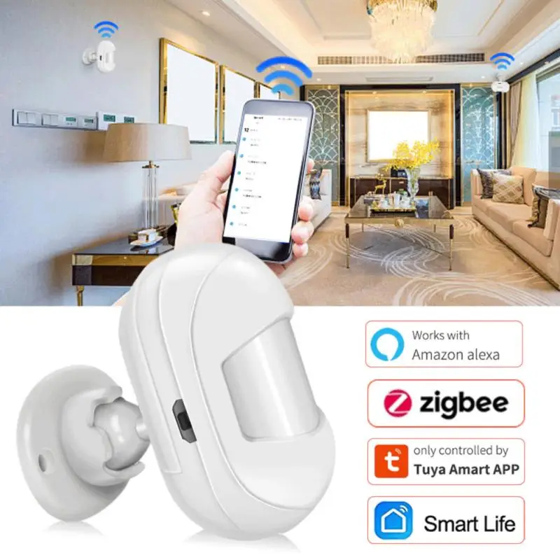 Датчик движения ZigBee 3 0 инфракрасный датчик PIR для автоматизации человеческого