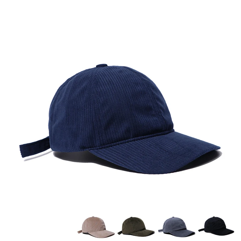 2021 Высококачественная однотонная Вельветовая Корейская бейсболка Jockeys Gorros Hombre