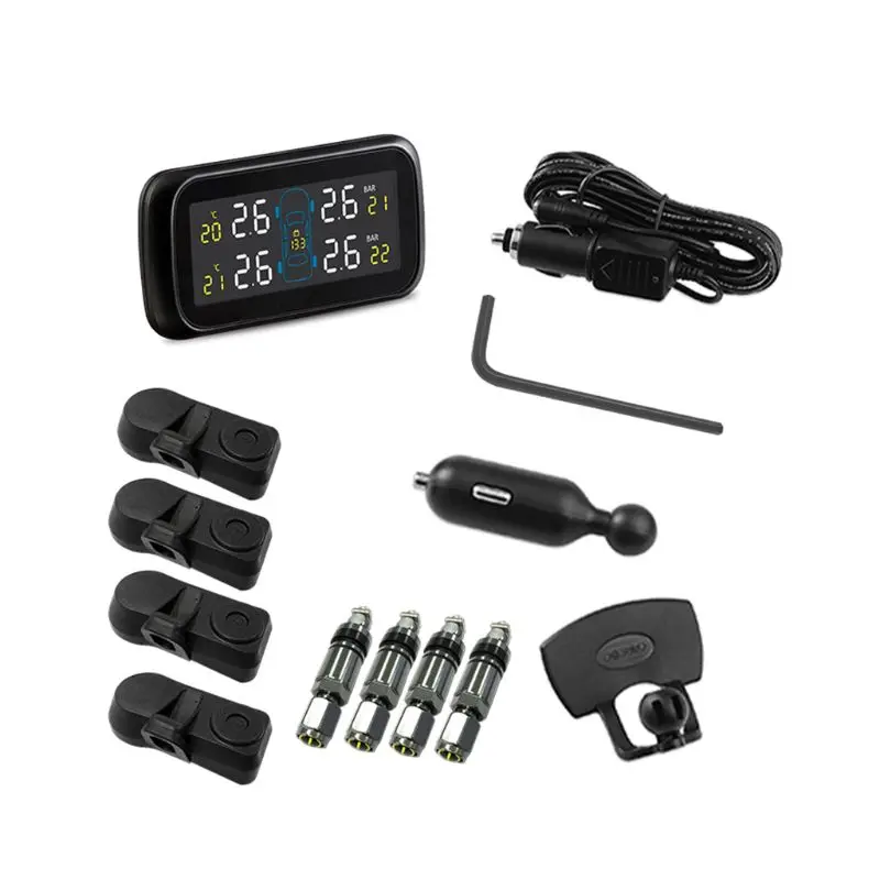 U903 автоматический датчик давления в шинах 4 внутренних датчика s TPMS диагностический инструмент Q9QD