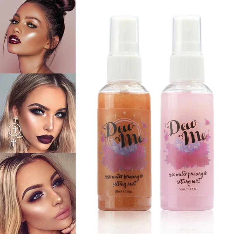 

PHOERA Bronzer Highlighter Face Glow Makeup Countour Setting Spray Body Shimmer Liquid Highliter Rose Gold Cosmetics Iluminador