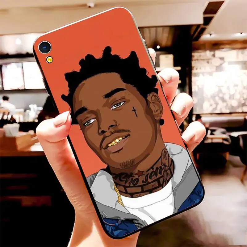 CUTEWANAN Kodak Black Rapper TPU black Phone Case Cover Hull For Vivo Y91c Y17 Y51 Y67 Y55 Y93 Y81S Y19 Y7S Case