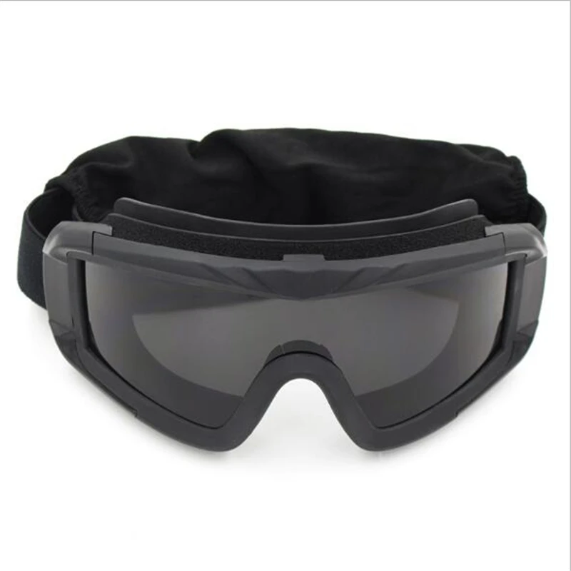 Высокое качество военный страйкбол тактические очки стрельба очки GX1000 черный 3 линзы мотоцикл ветрозащитный Wargame очки