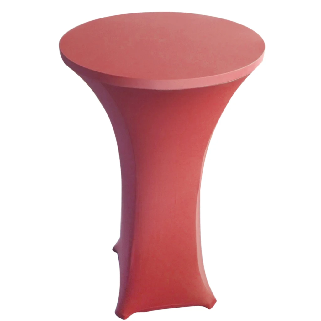 Spandex Cover Tablecloth 4 Leg 60cm Poseur Bistro Cocktail Table Decoration