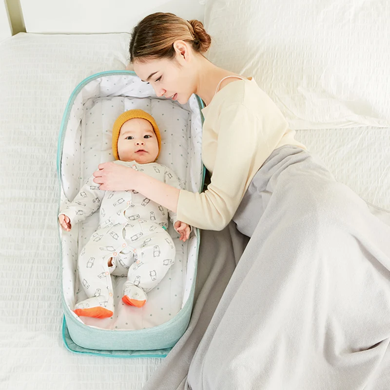 Breathable Portable Sleeping Baby Bed Crib For Baby Multi-Function Travel Mosquito Nest For Newborns Portable Cribs For Baby Bed