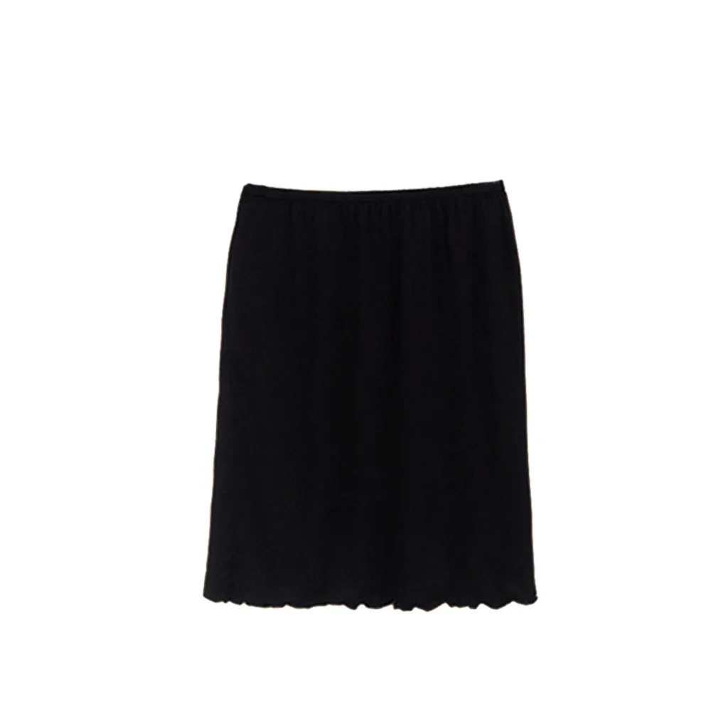 Женская летняя эластичная сатиновая короткая юбка, противоскользящая короткая юбка с высокой талией, однотонные юбки для девушек, повседневные аксессуары