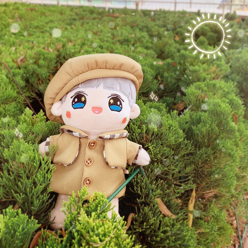 

[MYKPOP]KPOP Doll's Clothes and Accessories: Coat & Beret 2pcs Set for 20cm Dolls (without doll) EXO/Bangtan Fans SA19112007