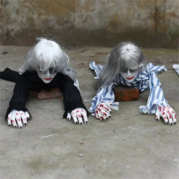 

Electric Crawling Ghost Bar Club Haunted House Scary Halloween Female Ghost Halloween Scary Props Horror Halloween Decoration