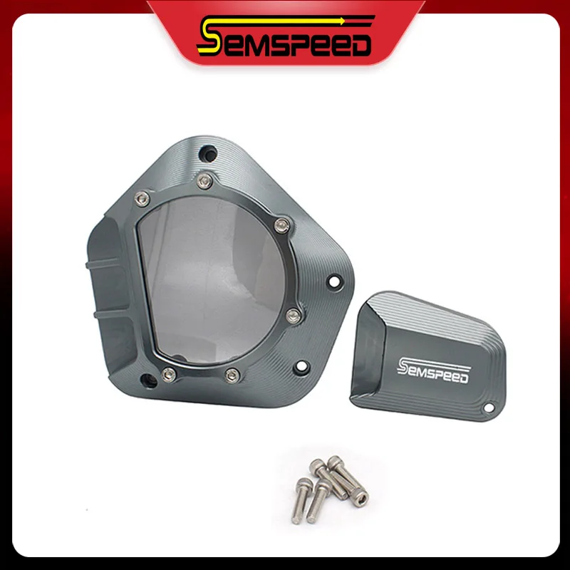 For YAMAHA NMAX 125 155 V2 2020 SEMSPEED Nmax Engine Cover Crankcase CNC Motorcycle Transparent Stator Guard | Автомобили и