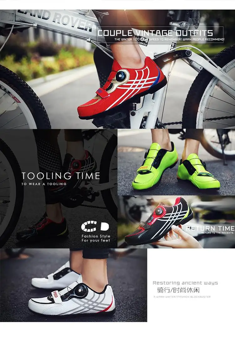 Cycling Shoes Men Sneakers Women 2020 Zapatillas Mtb Bicycle Shoes Non-Slip Mountain Bike Racing Shoes Sapatos De Ciclismo White