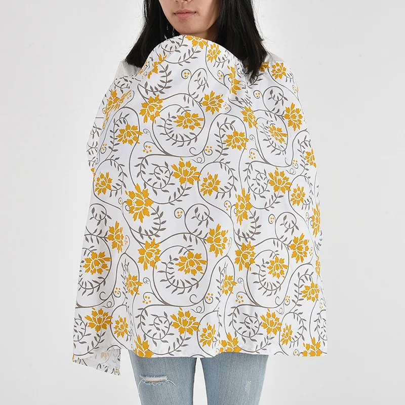 On Sale Apron Feeding-Cover Nursing-Cloth Baby Infant Breathable Muslin Cotton Cape Things Anti-Glare Erb1eGa71kN