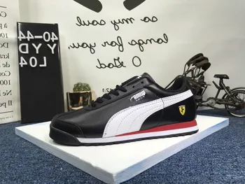 

2020 NEW PUMAX FARRARING racing shoes Men's Roma Basic Sneaker laid-back Fashion lifestyle sneaker lightweight training shoe