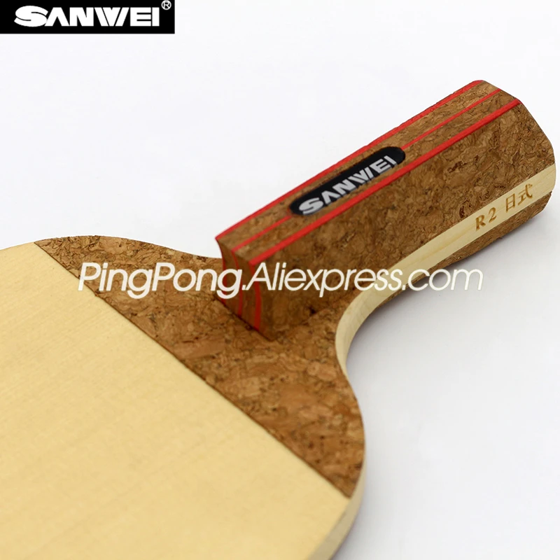 Японские ракетки для настольного тенниса SANWEI R2 (1ply HINOKI) прочные весло пинг