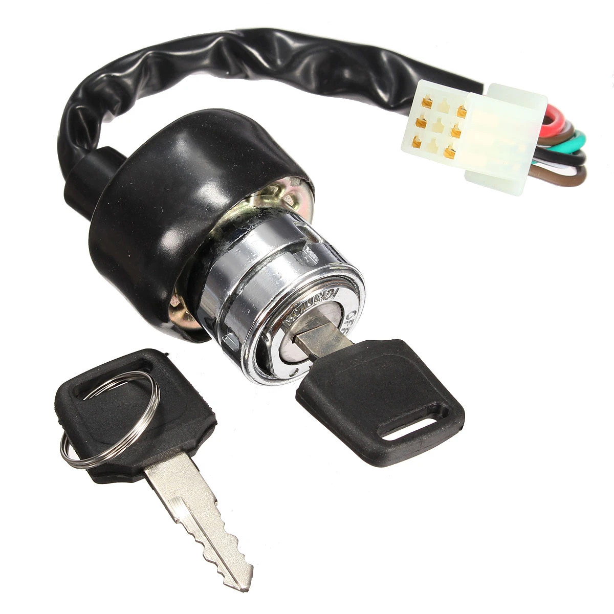 6 wire Ignition Switch Gas Scooter ATV Motorcycle Dirt Bike GY6 Falcon Moped UTV
