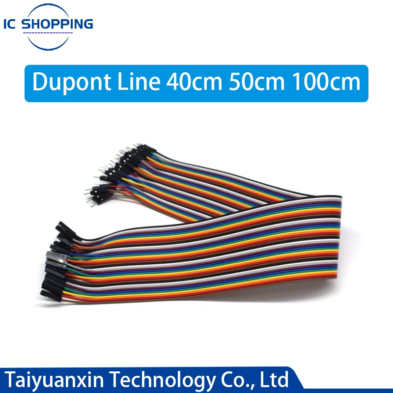 Перемычка DuPont Line 40 шт. см 50 100 кабель соединение штырь-штырь гнездо-гнездо и